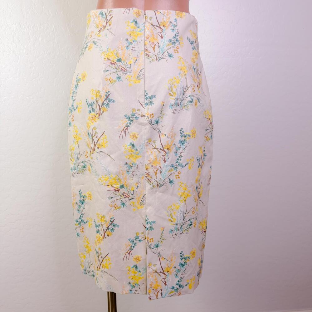 Antonio Melani Prairie Cottage Rosalie Floral Stretch Pencil Midi Skirt Sz 2 NWT - Picture 5 of 8